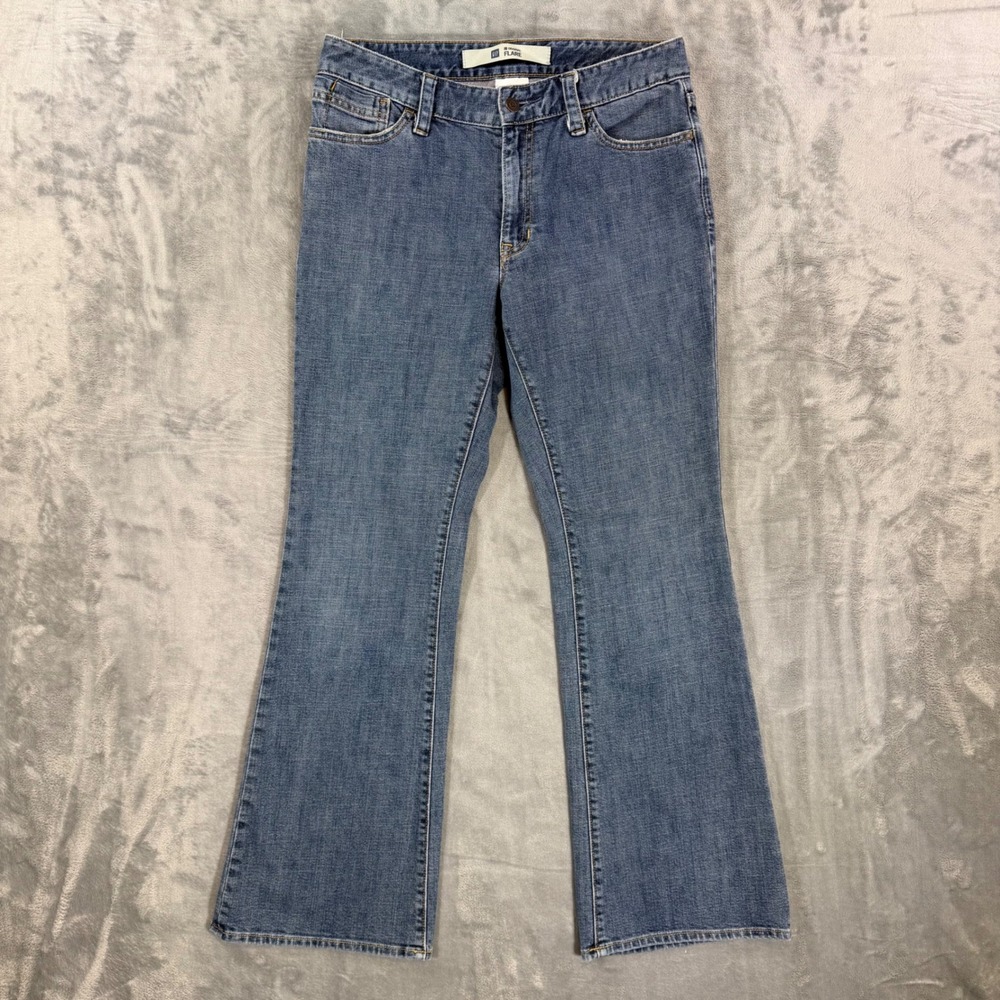 Vintage Gap‎ Original Flare Jeans Women's 10R Blue Denim Pants